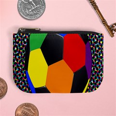 Team Soccer Coming Out Tease Ball Color Rainbow Sport Mini Coin Purses by Mariart