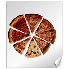 Food Fast Pizza Fast Food Canvas 8  X 10  by Nexatart