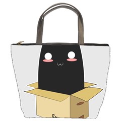 Black Cat In A Box Bucket Bags by Catifornia