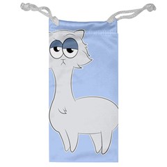 Grumpy Persian Cat Llama Jewelry Bag by Catifornia