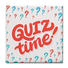 Question Mark Quiz Time Tile Coasters by Mariart