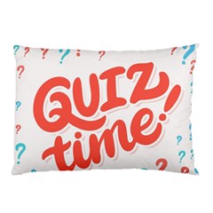 Question Mark Quiz Time Pillow Case by Mariart