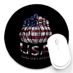 USA Bowling  Round Mousepads Front