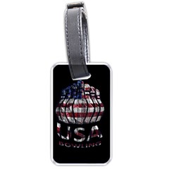 Usa Bowling  Luggage Tags (one Side)  by Valentinaart