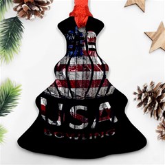 Usa Bowling  Ornament (christmas Tree)  by Valentinaart