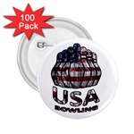 USA Bowling  2.25  Buttons (100 pack)  Front