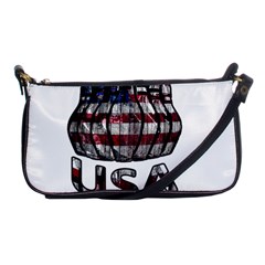 Usa Bowling  Shoulder Clutch Bags by Valentinaart