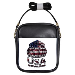 Usa Bowling  Girls Sling Bags by Valentinaart