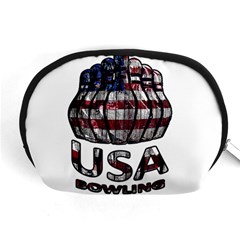 Usa Bowling  Accessory Pouches (medium)  by Valentinaart