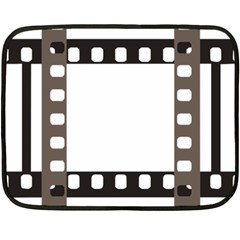 Frame Decorative Movie Cinema Fleece Blanket (mini) by Nexatart