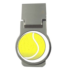 Tennis Ball Ball Sport Fitness Money Clips (round)  by Nexatart