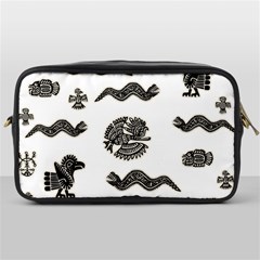 Aztecs Pattern Toiletries Bags by Valentinaart