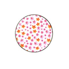 Watercolor Summer Flowers Pattern Hat Clip Ball Marker (10 Pack) by TastefulDesigns