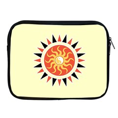 Yin Yang Sunshine Apple Ipad 2/3/4 Zipper Cases by linceazul