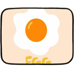 Egg Eating Chicken Omelette Food Double Sided Fleece Blanket (mini)  by Nexatart