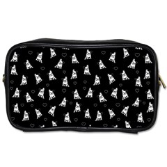 French Bulldog Toiletries Bags 2-side by Valentinaart