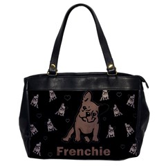 French Bulldog Office Handbags by Valentinaart