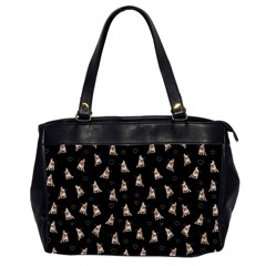 French Bulldog Office Handbags (2 Sides)  by Valentinaart