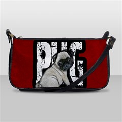 Pug Shoulder Clutch Bags by Valentinaart