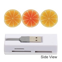 Orange Discs Orange Slices Fruit Memory Card Reader (stick)  by Nexatart