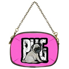 Pug Chain Purses (two Sides)  by Valentinaart