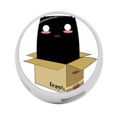 Black Cat In A Box 4-port Usb Hub (one Side) by Catifornia