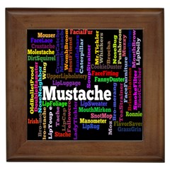 Mustache Framed Tiles by Mariart