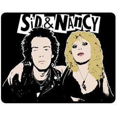 Sid And Nancy Double Sided Fleece Blanket (medium)  by Valentinaart