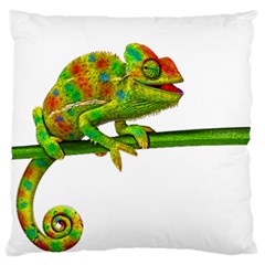 Chameleons Standard Flano Cushion Case (one Side) by Valentinaart