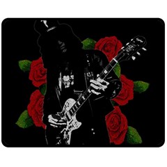 Slash Double Sided Fleece Blanket (medium)  by Valentinaart