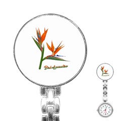 Bird Of Paradise Stainless Steel Nurses Watch by Valentinaart