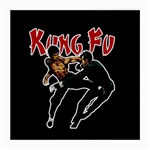 Kung Fu  Medium Glasses Cloth Front