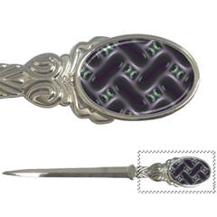 Closeup Purple Line Letter Openers by Mariart