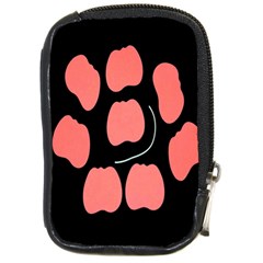 Craft Pink Black Polka Spot Compact Camera Cases by Mariart