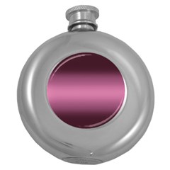 Decorative Pattern Round Hip Flask (5 Oz) by ValentinaDesign