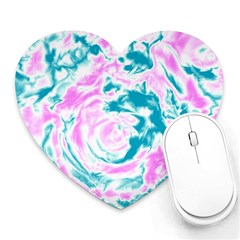 Abstract Art Heart Mousepads by ValentinaDesign