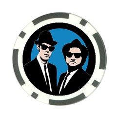 Blues Brothers  Poker Chip Card Guard (10 Pack) by Valentinaart