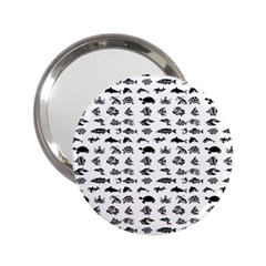 Fish Pattern 2 25  Handbag Mirrors by ValentinaDesign