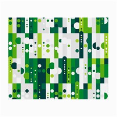 Generative Art Experiment Rectangular Circular Shapes Polka Green Vertical Small Glasses Cloth by Mariart