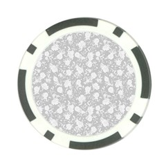 Floral Pattern Poker Chip Card Guard by ValentinaDesign