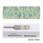 Vertical Behance Line Polka Dot Grey Memory Card Reader (Stick)  Front