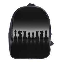 Chess Pieces School Bags(large)  by Valentinaart