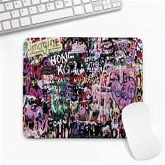 Graffiti Wall Pattern Background Large Mousepads by Nexatart