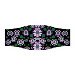 Fantasy Flower Forest  In Peacock Jungle Wood Stretchable Headband by pepitasart