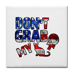 Dont Grab My Tile Coasters by Valentinaart