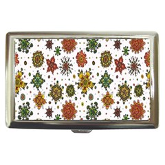 Flower Floral Sunflower Rose Pattern Base Cigarette Money Cases by Mariart