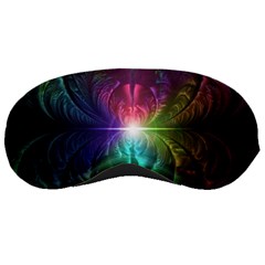 Anodized Rainbow Eyes And Metallic Fractal Flares Sleeping Masks by jayaprime