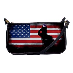 Honor Our Heroes On Memorial Day Shoulder Clutch Bags by Catifornia