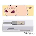 Happy Cartoon Baby Hippo Memory Card Reader (Stick)  Front