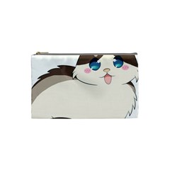 Ragdoll Cat For Life Cosmetic Bag (small)  by Catifornia